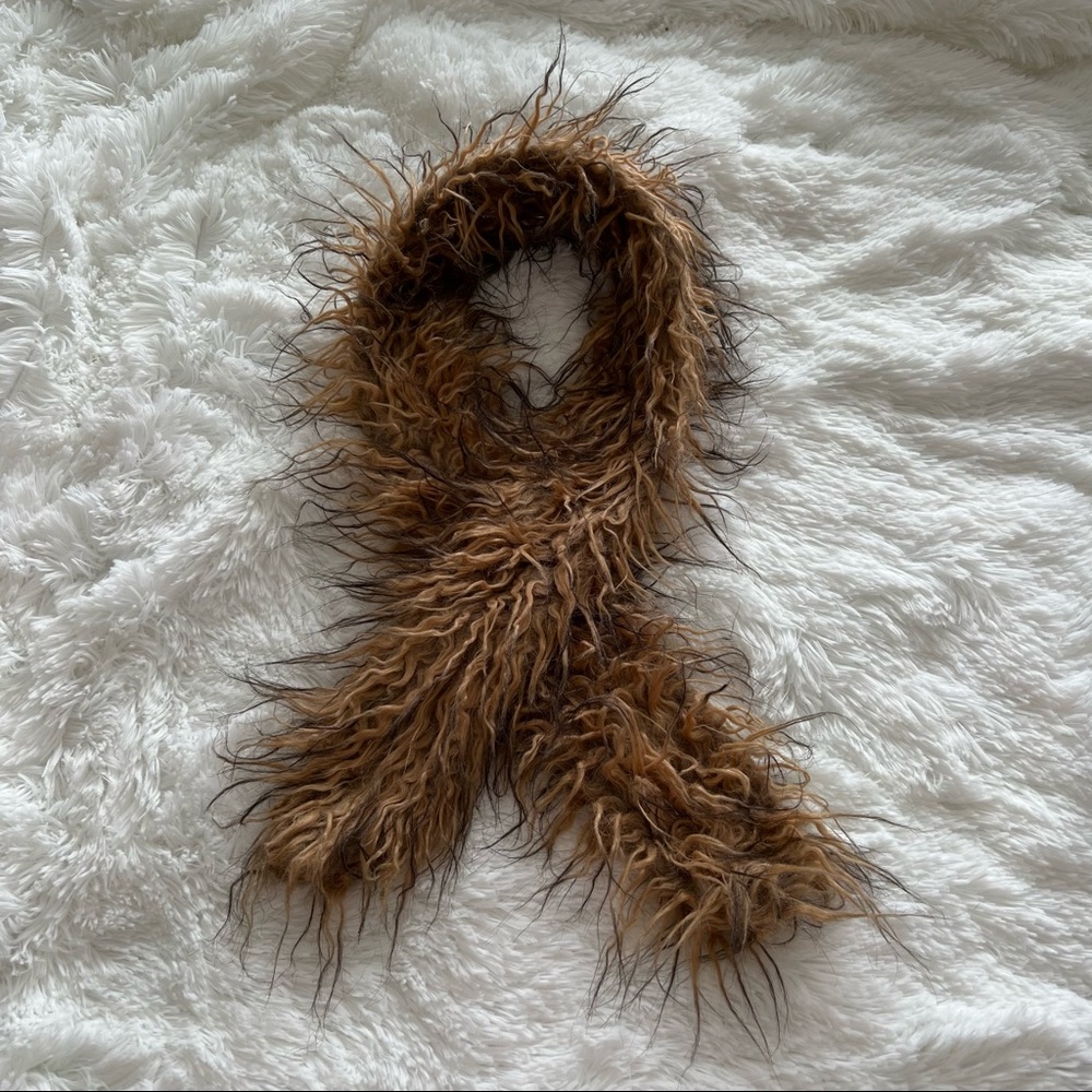 Faux fur scarf